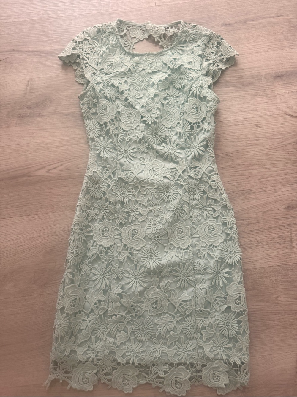 Lulus Mint Green Lace Sheath Dress